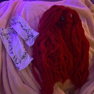 Sally yarn Wig NIGHTMARE BEFORE CHRISTMAS HALLOWEEN